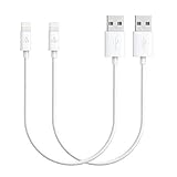 Apple MFi Certified [2-Pack] Anker Lightning to USB Cable (1ft) for iPhone 7/7 Plus 6/6s Plus 5s 5c 5, iPad Pro Air 2, iPad mini 4 3 2, iPod touch 5th gen / 6th gen / nano 7th gen (White)