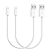 Apple MFi Certified [2-Pack] Anker Lightning to USB Cable (1ft) for iPhone 6s 6 Plus 5s 5c 5, iPad Pro Air 2, iPad mini 4 3 2, iPod touch 5th gen / 6th gen / nano 7th gen ()