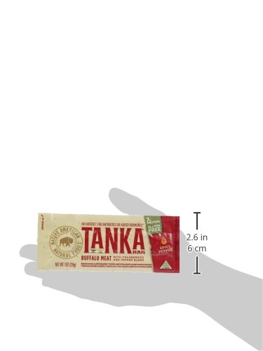 Bison Pemmican Meat Bars with Buffalo & Cranberries by Tanka, Gluten Free, Beef Jerky Alternative, Spicy Pepper, 1 Oz, Pack of 6 - Thumbnail 7