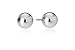14k White Gold 5mm Ball Stud Earrings
