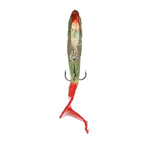 Zer One 4pcs / Set 9cm Leurre De Pêche, Lifelike Big Bass Shad Bait Doux Leurres En Plastique Appâts De Pêche Lumineux Avec Crochets Attirail De Pêche