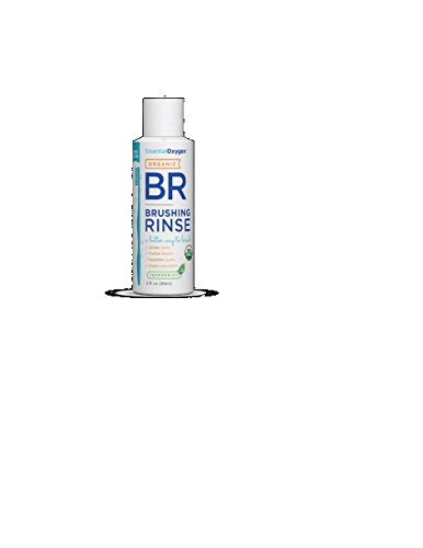 Via Nature Essential Oxygen Brushing Rinse, Organic Peppermint, 3 Ounce