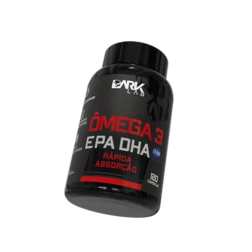 Suplemento Ômega 3 EPA DHA, Dark Lab, 120 Cápsulas