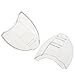 BCP 1 pair Clear Color Slip On Clear Side Shield for Safety Glasses