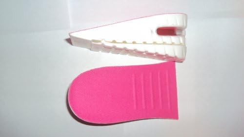Unisex 2-layer Height Increase Elevator Shoes Insole - 5 Cm (Approximately 2 Inches) Taller (FUSHIA)