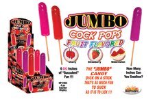 Top Rated – Jumbo Fruit Flavored Cock Pops Watermelon