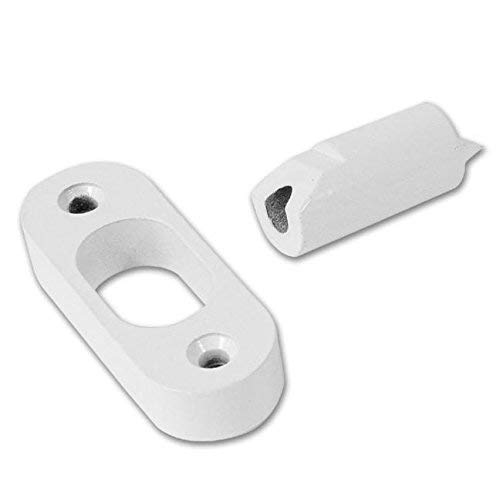 Yale V-WS12-2-WE Door Hinge Bolts, White Finish, Standard Security, Visi Packed, Pack of 2, Suitable for External Doors