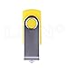 LHN 2GB Swivel USB Flash Drive USB 2.0 Memory Stick (Yellow)