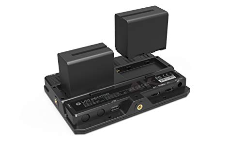 LILLIPUT H7 4K 7 inch Field Monitor Ultra Bright 1800nit HDMI Input Output 1920x1200 IPS with 3D Lut On-Camera Monitor + F970 Battery and Charger