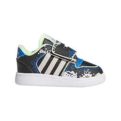 adidas Kids Break Start Sneaker, Black/White/Bright