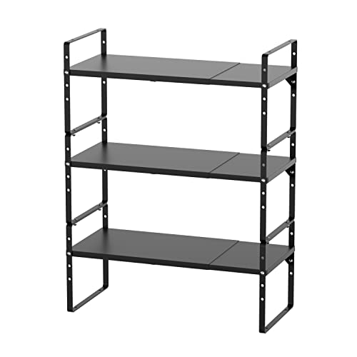 Expandable Kitchen Shelves Organizer Shelf Spice Rack Heavyloaded Countertop Organizer