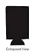 Blank Neoprene 16 oz. Can Coolie (2 Pack, Black)