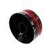 mxuteuk 4pcs Black and Red Electric Guitar Bass Top Hat Knobs Speed Volume Tone AMP Effect Pedal Control Knobs KNOB-S8