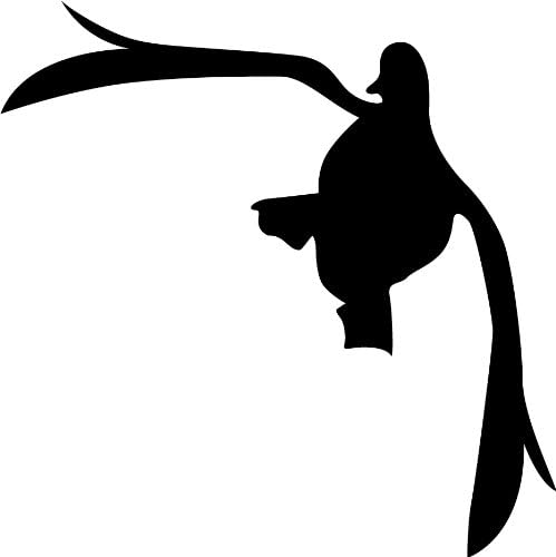 Take the Shot Duck Wall Decal (Black - Facing as Shown - Large) - Waterfowl Collection