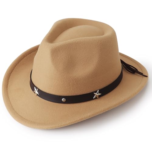 1 Pc Cowboy Hat: Camel 17-01