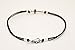 Cross bracelet for men, groomsmen gift, men's bracelet with a silver cross pendant, black cord, gift for him, christian catholic jewelry