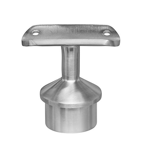 T 316 Stainless Steel Round Post Cap Connector with Adjustable Joint