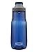 Rubbermaid Leak-Proof Chug Water Bottle with Blue Ice Stick, 32 oz, Nautical Blue