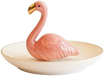 Eastyle Flamingos Small Jewelry Trays Rings Bracelets Earrings Necklace Holder Organizer