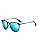 Polarized Blue Mirror Lens/Transparent Gray Frame