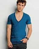 Bella 3105 - Adult Unisex Short Sleeve Cotton Deep V-Neck Tee