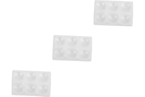 STOBAZA 3pcs Reaction Boards Porcelain Experiment Chemical Instrument Holder for Lab Experiment