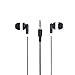 CN-Outlet Wholesale Bulk Individually Bagged Earbuds Headphones 100 Pack for iPhone, Android, MP3 Player(Black)
