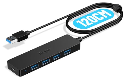aceele USB Hub 3.0 4-Port Expander
