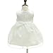 AHAHA Baptism Dresses Princess Wedding Special Occasion Baby Girl Christening Dress White