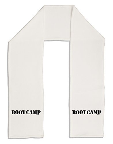 TooLoud Bootcamp Military Text Adult Fleece 64" Scarf