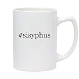 #sisyphus - 14oz Hashtag White Ceramic Statesman
