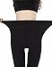 Diravo Womens Fleece Lined Leggings Thick Basic Black Soft Elestic Leggings 2 Pack