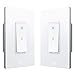 Geeni TAP Smart 3-Way Switch Kit, White, 2-Pack – No Hub Required – Requires Neutral Wire – Smart Light Switch Works with Amazon Alexa, Google Home &, Requires 2.4 GHz Wi-Fi