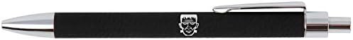 Frankenstein Engraved Black Leather Gift Pen