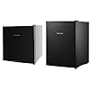 Russell-Hobbs-RHTTFZ1B-32L-Table-Top-A-Energy-Rating-Freezer-Black-RHTTF67B-66-Litre-A-Reversible-Doors-Table-Top-Mini-Fridge-Black Russell Hobbs RHTTFZ1B 32L Table Top A+ Energy Rating Freezer Black & RHTTF67B 66 Litre A+ Reversible Doors Table Top Mini Fridge, Black