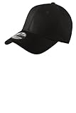 New Era Structured Stretch Cotton Cap (Large/XL, Black)