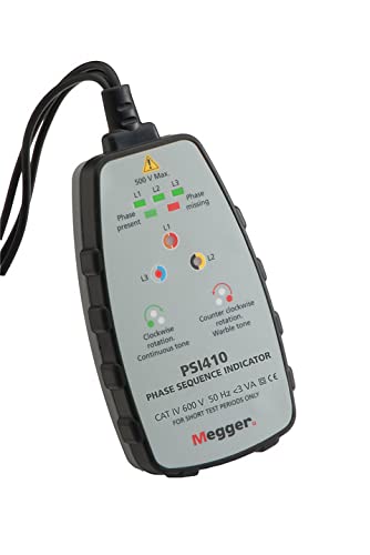 Megger 1001-612 PSI410 Phase Sequence Indicator