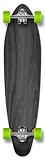 YOCAHER New Complete Longboard KICKTAIL 70's shape skateboard w/ 71mm wheels
