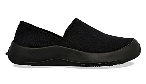 SoftScience Men's/Women's Drift Canvas Slip on, Color: True Black, Size: M12/W14 (UC0001TBK-M12/W14)