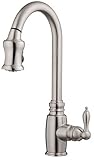 Danze D454557SS Opulence Single-Handle Pull-Down Kitchen Faucet, Stainless Steel