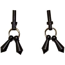 Speroni Western In Acciaio Nero 2 1/8 Pollici - Coppia Con 10 Punte Per Equitazione
