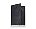 Allett Original Wallet, Black | Leather, Slim, Minimalist, Bifold | Holds 4-24+ Cards, Bills, Receipts | Wallets for Men & Women