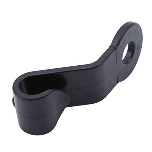Yunzee Car Backrest Sundries Hook Universal Vehicle Car Headrest Hooks Hanger Front Back Seat Shelf for Bag Cloth Grocery,#2 Short