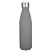 KINGSO 17oz Double Wall Vacuum Cool Insulation Stainless Steel Water Bottle Leak- proof and No Sweating Perfect for Summer Outdoor Sports Camping Hiking Cycling (Grey)