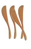 rainbow, Wooden Butter Knife Cheese Spreaders, set of 4