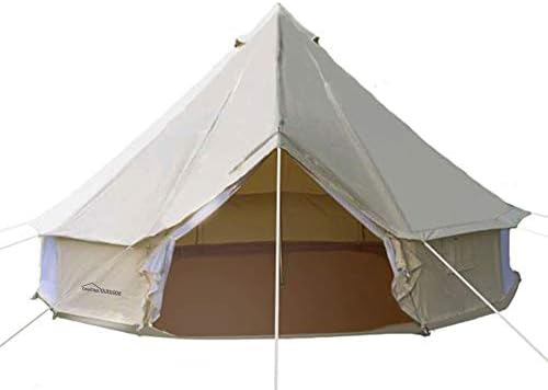 DANCHEL 4-Season Family Cotton Bell Tents (10ft 13.1ft 16.4ft 19.7ft Dia. Size Options)