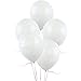 UTOPP 12 Inches White Latex Balloons, Pearl White Party Balloons Helium Balloons for Wedding,Baby Shower,Birthday Party Decorations Pack of 50