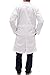 CollegeWear, Inc. Unisex Long White Lab Coat - Chemistry, Biology, Organic Chem, Science Student Lab (S)