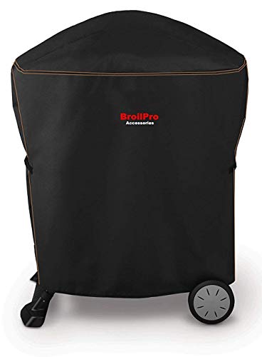 BroilPro Deluxe Grill Cover fit Weber Q 1000/2000 Grill(size as 7113#)