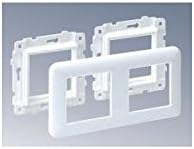 Simon kr445/9-cadre and K45 2 Bays, White